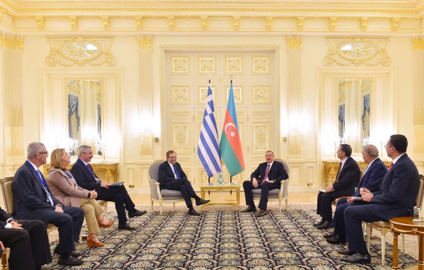 Состоялась встреча Президента Азербайджана и премьер-министра Греции в расширенном составе - ОБНОВЛЕНО - ФОТО