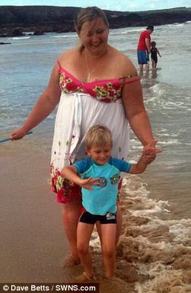 После жестоких слов сына женщина похудела на 83 кг - ФОТО