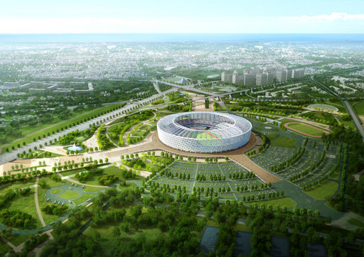 Названы сроки завершения строительства Олимпийского стадиона в Баку - ФОТО