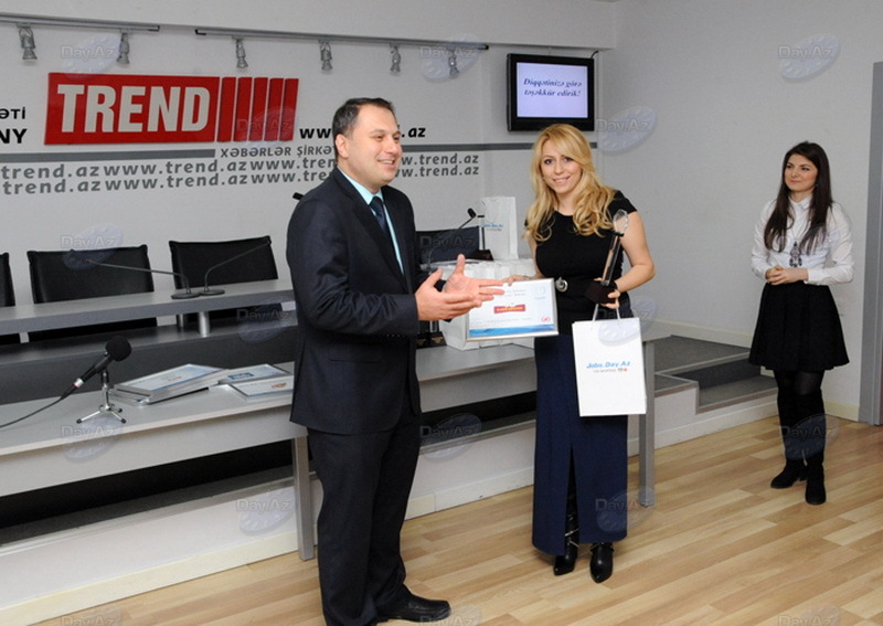 Награждены победители конкурса "Xalq seçimi", проведенного медиа-компанией Day.Az - ФОТО
