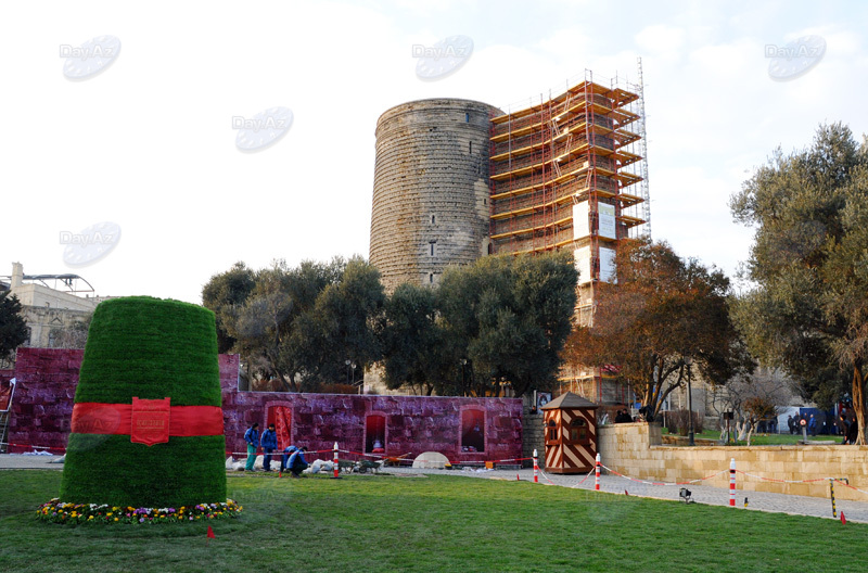 Баку готовится к красочным торжествам по случаю Новруза - ФОТОСЕССИЯ