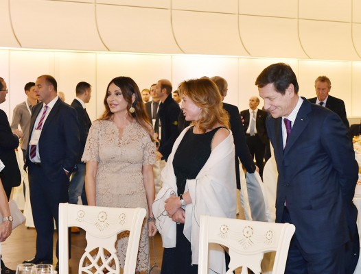 Президент Ильхам Алиев и его супруга Мехрибан Алиева приняли участие в приеме в честь участников 43-й Генеральной Ассамблеи Европейского Олимпийского комитета - ФОТО