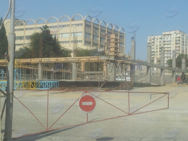 Для станции бакинского метро строится новый вестибюль – ФОТО