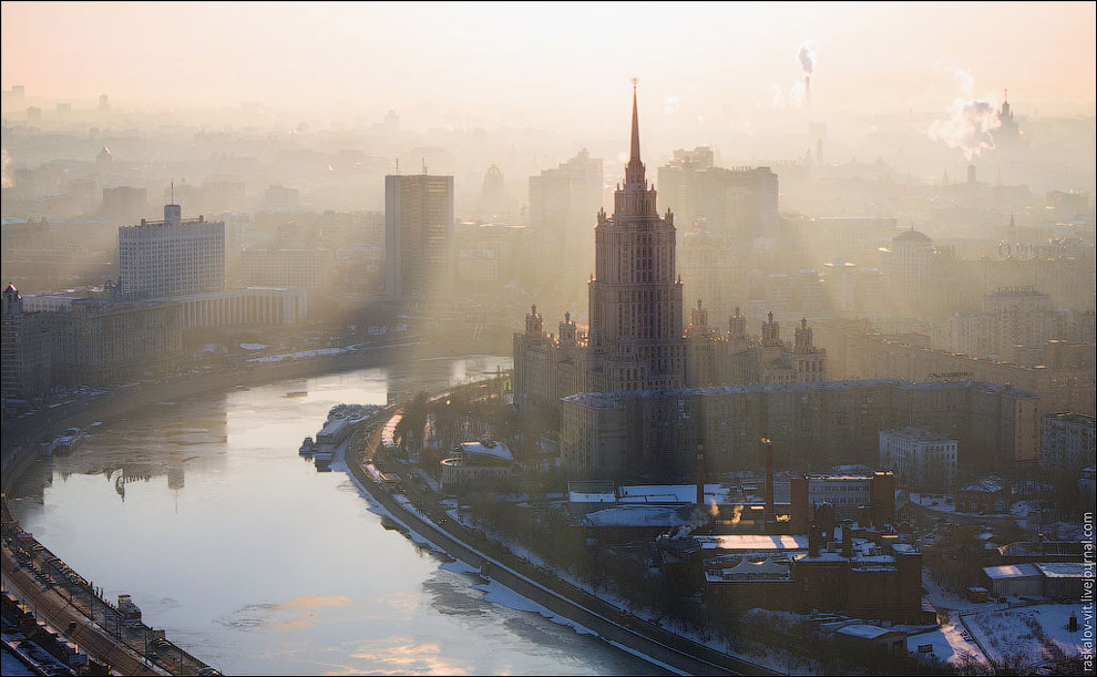 Река москва с высоты птичьего полета