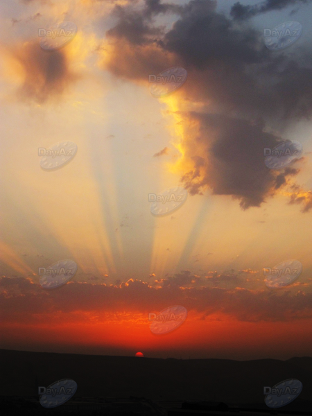 "Фотоклуб Day.Az": Очарование заката: небесная красота над Баку - ФОТО