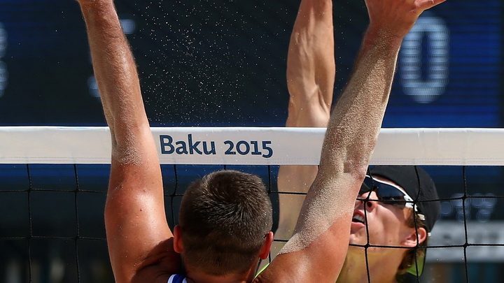 Евроигры: мужские команды разыграли медали по пляжному волейболу - ОБНОВЛЕНО - ФОТО