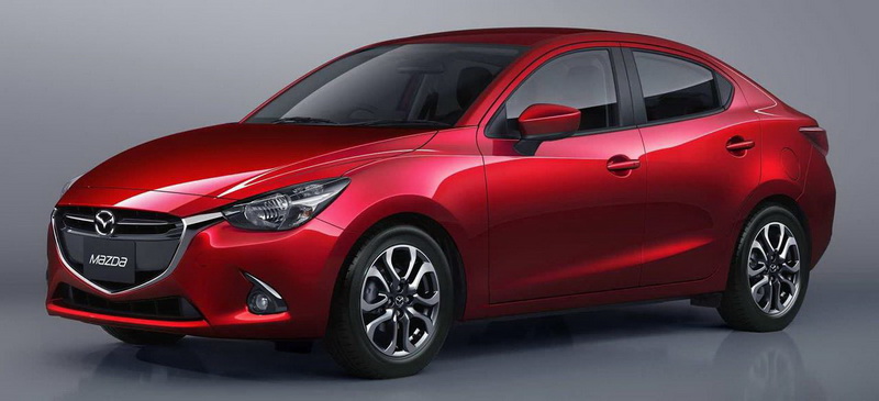 Mazda2 превратили в седан - ФОТО
