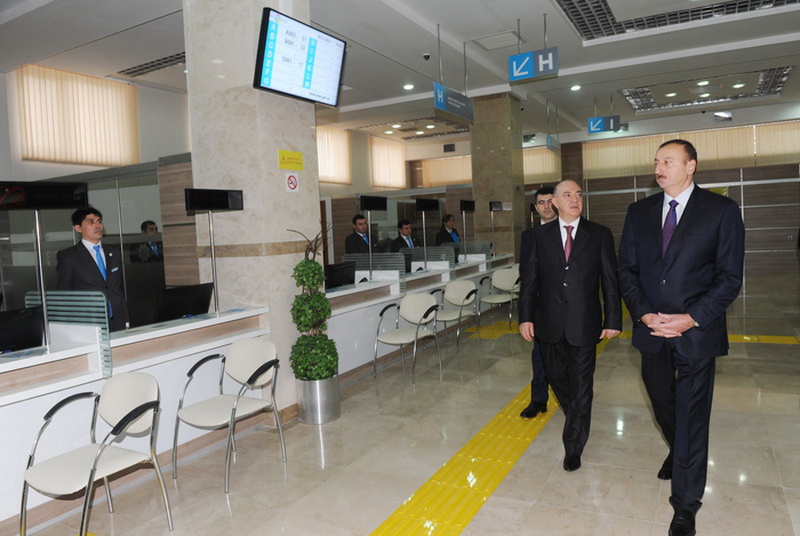 Президент Азербайджана принял участие в открытии здания Госагентства “ASAN” - ОБНОВЛЕНО - ФОТО