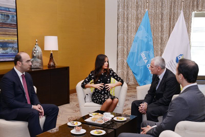 Вице-президент Фонда Гейдара Алиева Лейла Алиева провела встречи с представителями ряда международных организаций – ОБНОВЛЕНО - ФОТО