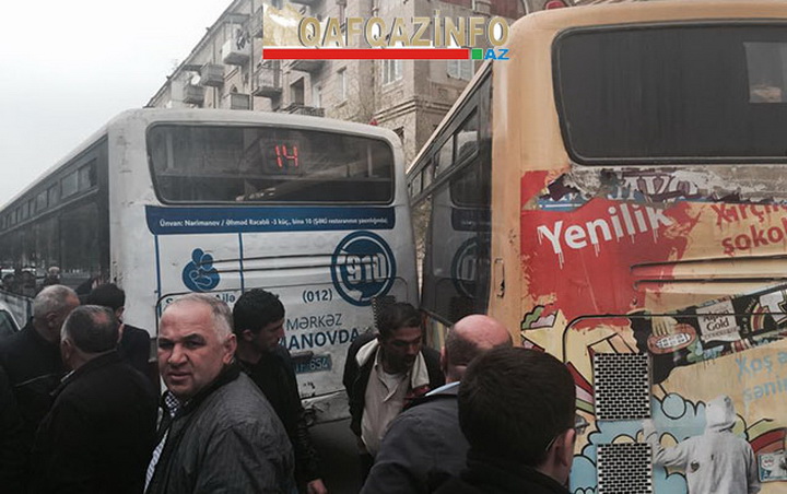 Автобусное ралли в Баку закончилось трагически - ФОТО