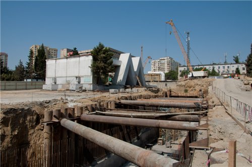 Bakı metrosunun unikal stansiyasının tikintisi bitdi - FOTO