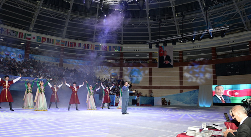 Состоялось открытие международного турнира по борьбе памяти Общенационального лидера Гейдара Алиева - ФОТО