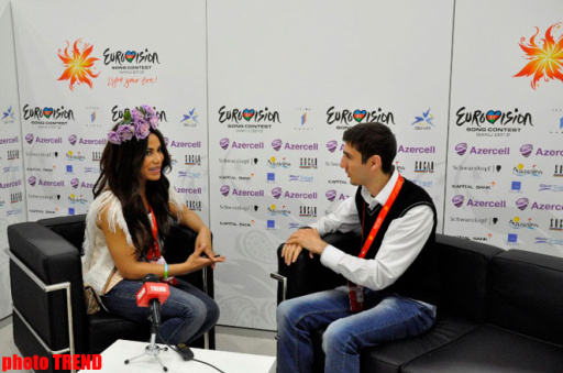 Украинская участница "Евровидения 2012" о своих потрясающих впечатлениях о Баку - ФОТО