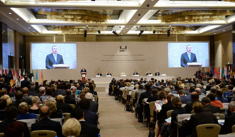 Президент Ильхам Алиев: "Армяно-азербайджанский нагорно-карабахский конфликт является основным источником опасности для региона" - ОБНОВЛЕНО - ФОТО