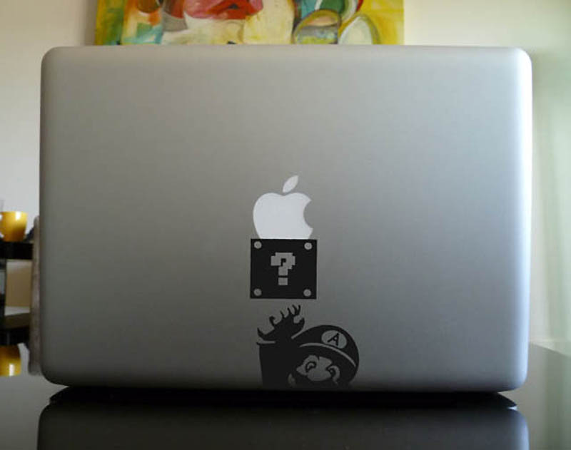 50 креативных наклеек на MacBook - ФОТОСЕССИЯ