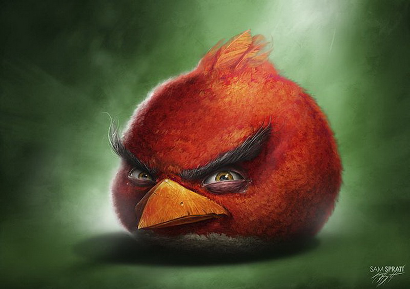 "Картинная галерея Day.Az": Новый взгляд на персонажей Angry Birds - ФОТО