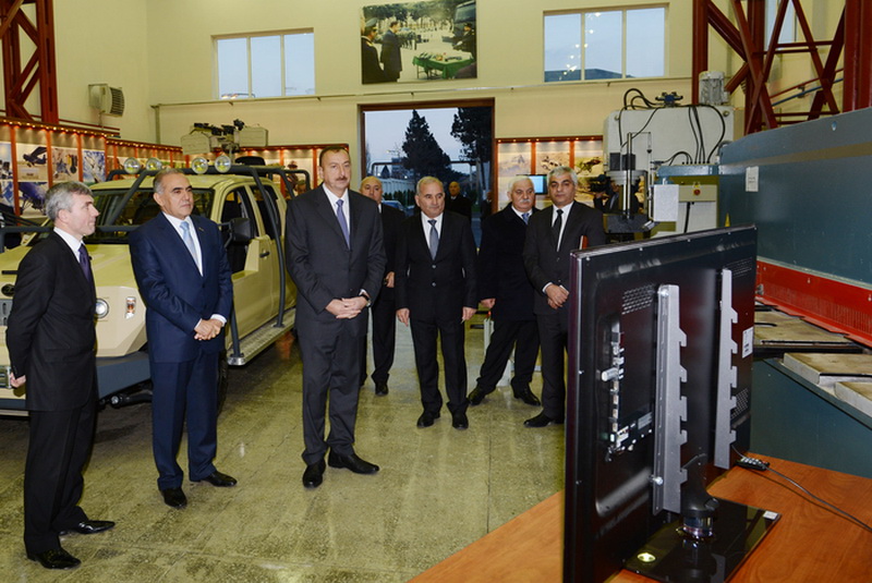 Президент Ильхам Алиев принял участие в открытии опытно-экспериментального завода Министерства оборонной промышленности - ФОТО