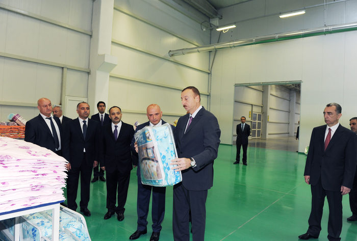 Президент Ильхам Алиев: "В Азербайджане создаются прекрасные предприятия, чтобы наши граждане были обеспечены работой" - ОБНОВЛЕНО - ФОТО