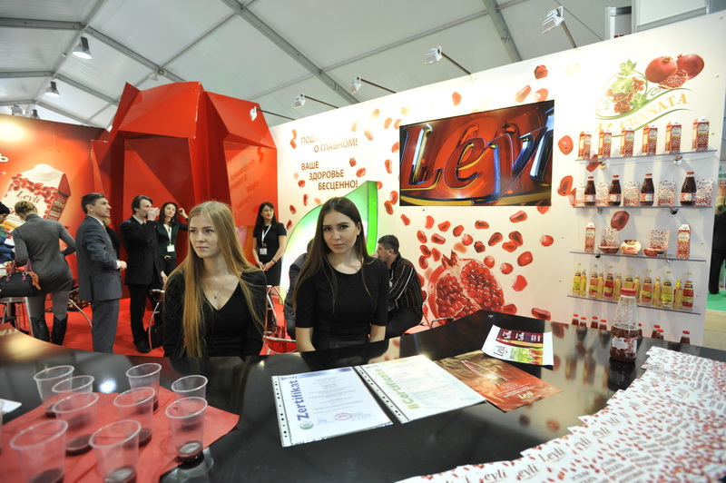 Гранатовый сок "Лейли" получил золотую медаль Международной выставки "Продэкспо-2013" - ФОТО - ВИДЕО