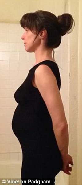 Муж собрал 9 месяцев беременности жены в 6 секунд - ФОТО - ВИДЕО