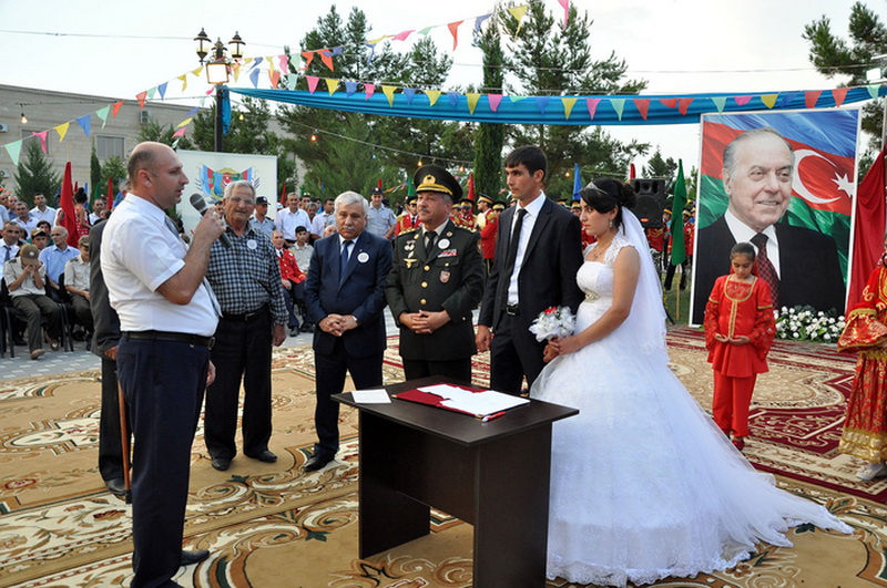 В Зардабе прошла церемония под девизом "Спасибо за службу Родине!" - ФОТО