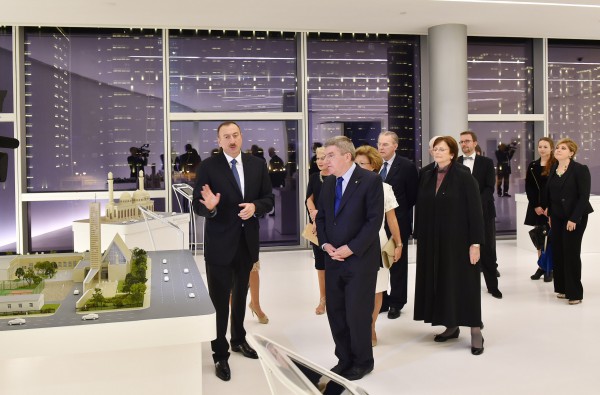 Президент Ильхам Алиев и его супруга Мехрибан Алиева приняли участие в приеме в честь участников 43-й Генеральной Ассамблеи Европейского Олимпийского комитета - ФОТО