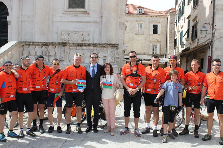 В Хорватии стартовал велопробег, посвященный Евроиграм в Баку - ФОТО