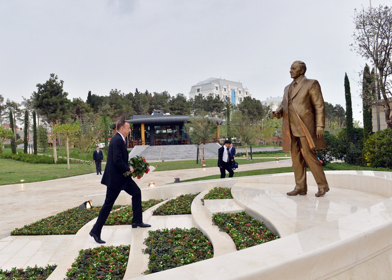 Президент Азербайджана принял участие в открытии ряда объектов в Бинагадинском районе - ОБНОВЛЕНО - ФОТО