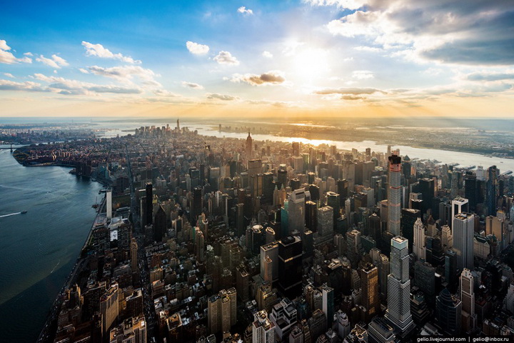 Нью-Йорк с высоты птичьего полета - ФОТОСЕССИЯ