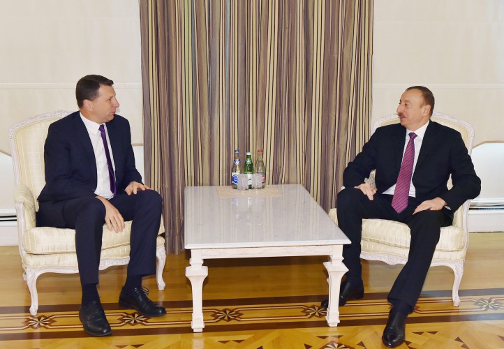 Президент Ильхам Алиев встретился с главой Латвии - ОБНОВЛЕНО - ФОТО - ВИДЕО