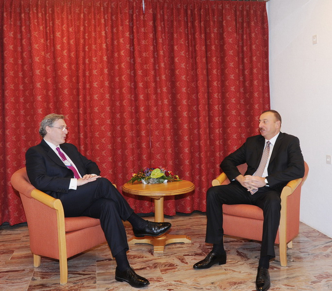 Президент Ильхам Алиев встретился с Президентом Израиля в рамках экономического форума в Давосе – ОБНОВЛЕНО - ФОТО
