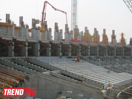 Названы сроки завершения строительства Олимпийского стадиона в Баку - ФОТО