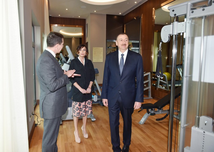 Президент Ильхам Алиев и его супруга Мехрибан Алиева приняли участие в открытии отеля "Интурист" - ОБНОВЛЕНО - ФОТО - ВИДЕО