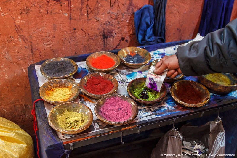 Марокко: как изготавливают натуральную кожу - ФОТОСЕССИЯ