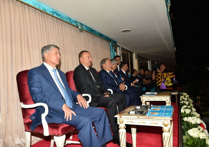 Президент Ильхам Алиев посмотрел в Астане театрализованный спектакль, посвященный 550-летию Казахского ханства - ОБНОВЛЕНО - ФОТО - ВИДЕО