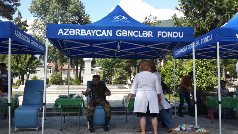 Qanvermə aksiyası uğurla davam edir - FOTO