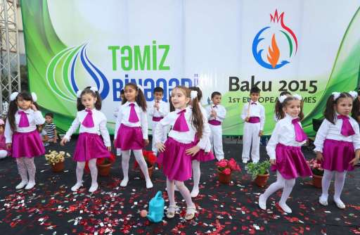 В Баку прошел конкурс "Самый чистый детсад" - ФОТО
