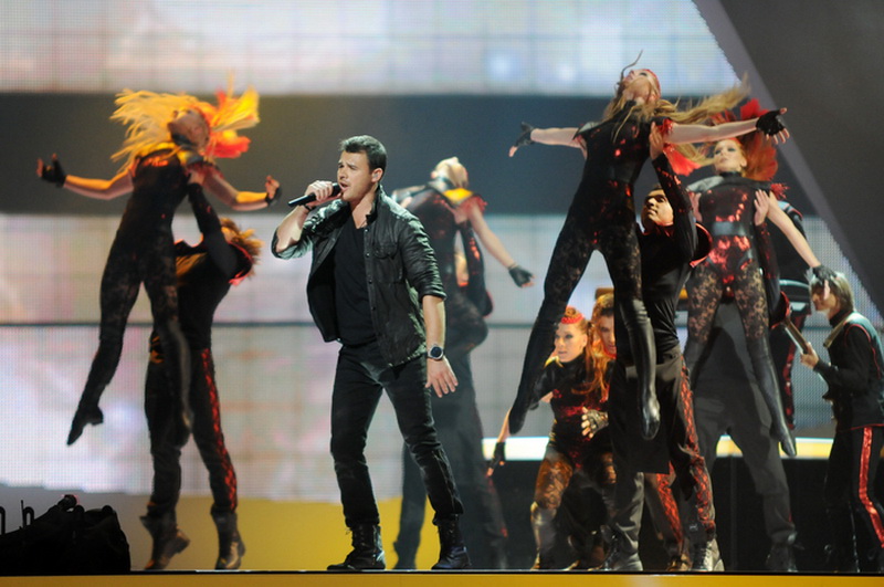 Эмин Агаларов отрепетировал свое выступление на финальном шоу "Евровидения 2012" - ОБНОВЛЕНО - ФОТО