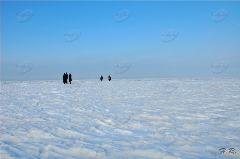 "Фотоклуб Day.Az": Очарование ледяного Каспия - ФОТОСЕССИЯ