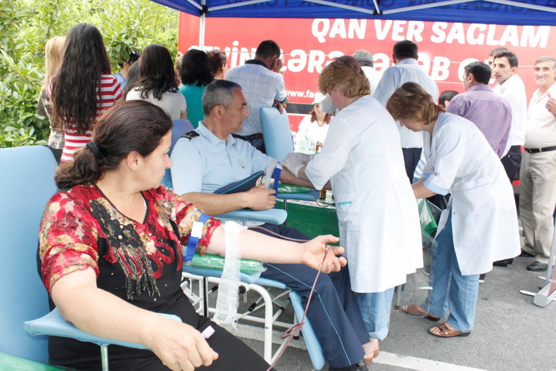 Qanvermə aksiyası uğurla davam edir - FOTO