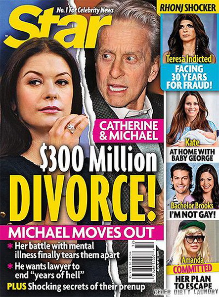 Развод Майкла Дугласа и Кэтрин Зеты-Джонс на $300 млн - ФОТО