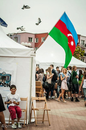 В Польше установлен "Азербайджанский шатер" - ФОТО