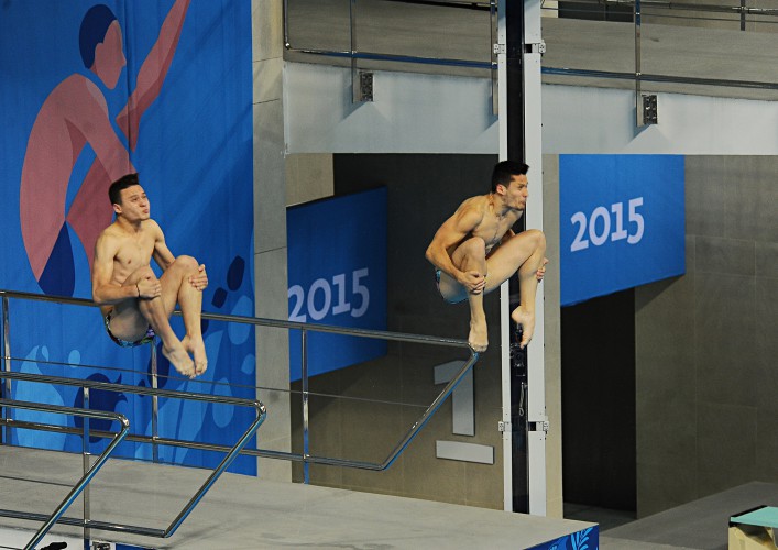 Евроигры: проходит финал по синхронным прыжкам в воду с трамплина - ОБНОВЛЕНО - ФОТО