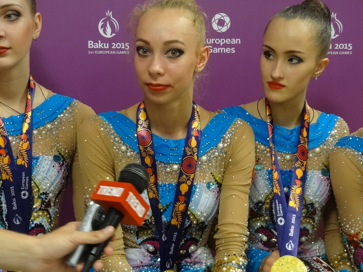 Гимнастка Анастасия Максимова восхищена Евроиграми в Баку - ФОТО