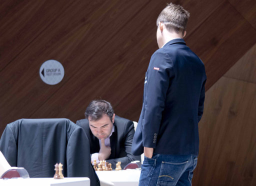 Противостояние азербайджанских гроссмейстеров на "Shamkir Chess 2014" - ФОТО
