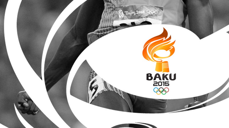 Девичья башня "в огне" как один из вариантов логотипа Европейских игр в Баку - ФОТО