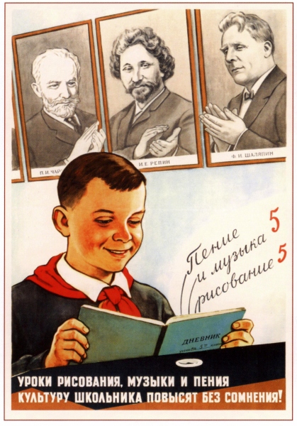 Советские плакаты об учебе - ФОТОСЕССИЯ