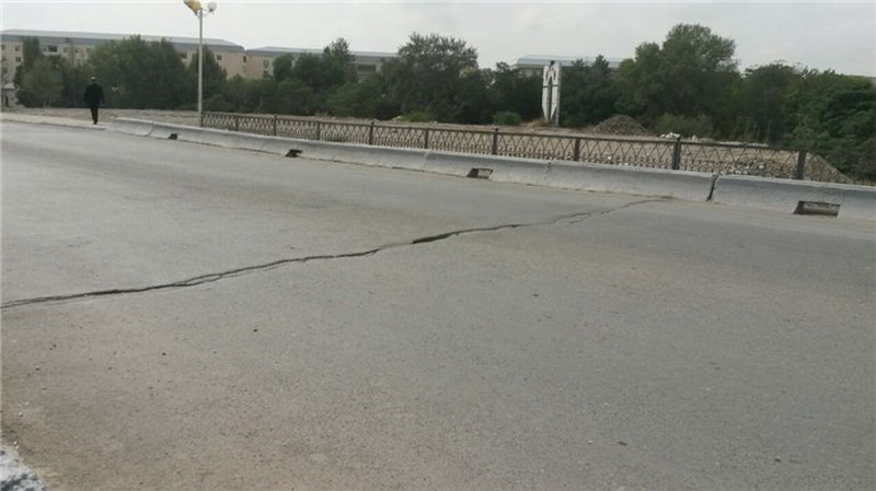 Мост в Барде пришел в аварийное состояние - ФОТО