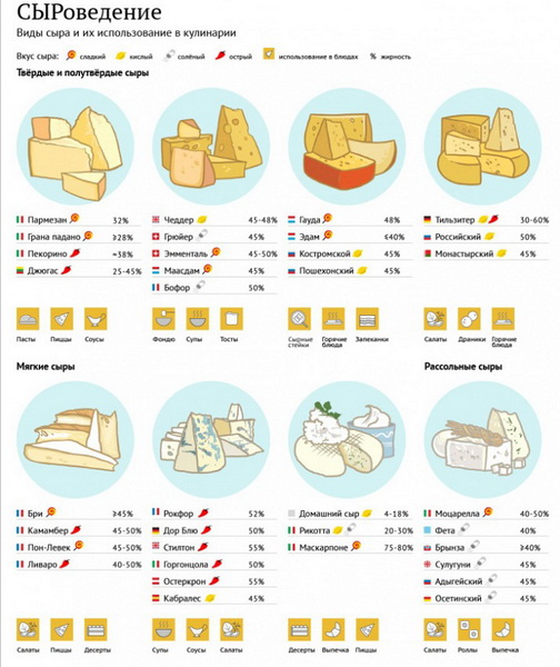 Повесьте на холодильник: 11 примеров полезной инфографики о еде - ФОТО