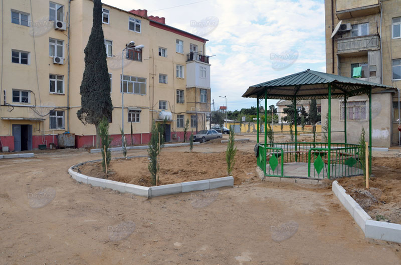 В Баку создаются образцовые дворы - ФОТО